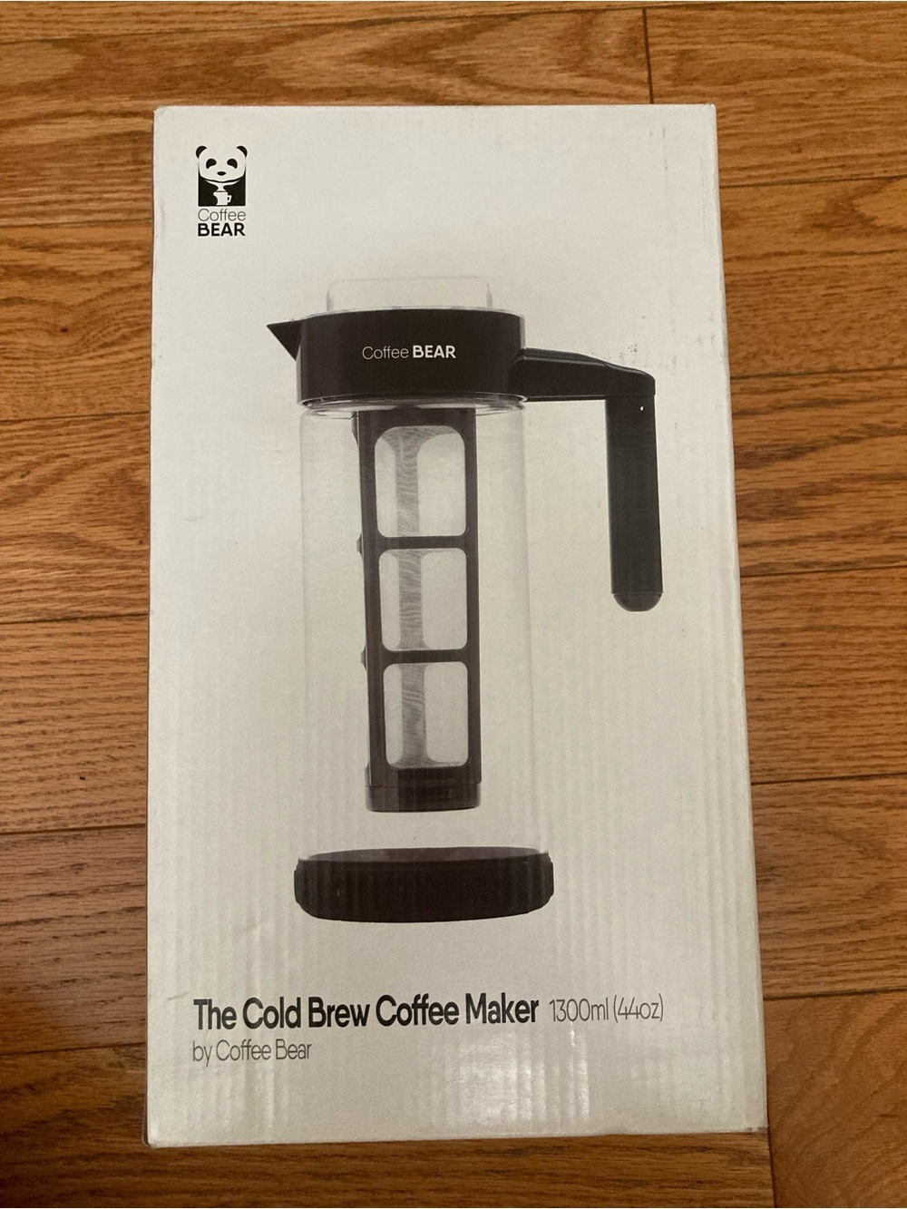 Black Cold Brew Coffee Maker New in Box NIB - 1300ml